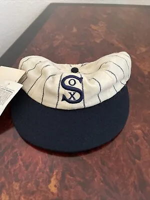 Vintage Chicago White Sox 1917 Old Style Fitted Baseball Cap Hat 6 Stitch Brim • $59.99