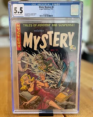 Mister Mystery #8 (Aragon Publications 1952) CGC 5.5 PCH GGA • $1350