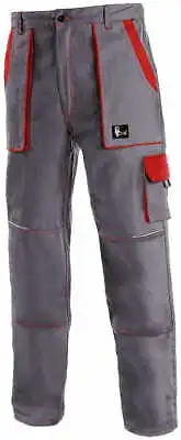 Grey Trousers Work Painters Builders Decorators Tradesman Pants 100% Cotton • £22.90