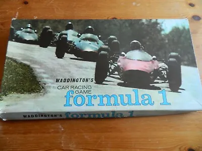£22.99 • Buy Waddingtons Formula 1 One Vintage Car Racing Board Game 1960's 