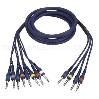 £31 • Buy 4 - 8 WAY BALANCED INSERT MULTICORE/ STUDIOSNAKE 6 Mtr FL69600
