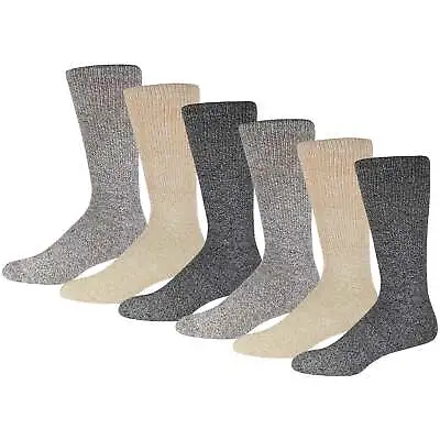 6 Pairs Of Merino Wool Diabetic Thermal Socks • $29.99