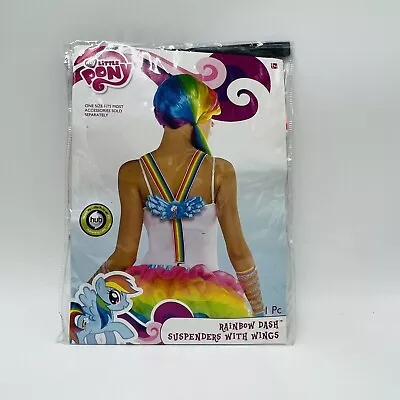 My Little Pony Rainbow Dash Suspenders W/ Wings Cosplay Halloween Costume New • $7.99
