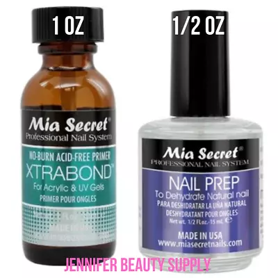 Mia Secret Professional Natural Nail Prep Dehydrate And Xtra Bond Primer  1oz • $21.75