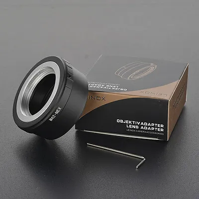 $13.48 • Buy LEINOX Metal M42 To Sony E Mount Adapter Screw Lens NEX A5000 A7 A7R A7II A7MII