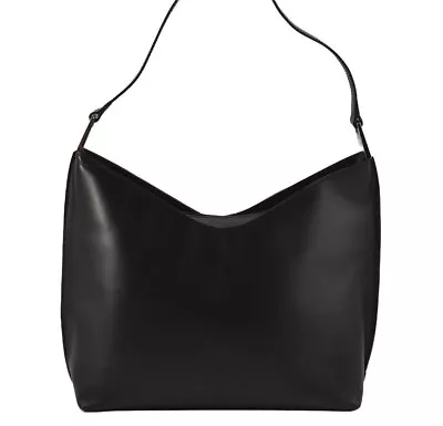 Authentic GUCCI Vintage Shoulder Hand Bag Purse Leather 0013017 Black 1609J • $190