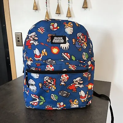 Super Mario Kids Backpack Blue • $9.99