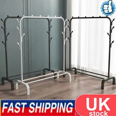 £27.99 • Buy Heavy Duty Clothes Rail Metal Garment Storage Shelf Hanging Display Stand Rack
