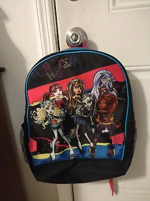 Monster High 16  Backpack - School - Black/Pink • $22.85