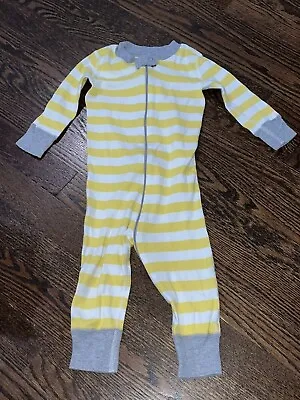 Hanna Andersson Baby Boys Girls Pajamas Sleeper Longalls Size 70 9-18 Months • $13.99