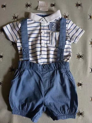 Next Baby Boy Romper Outfit 0-3 Months Brand New With Tags! • £8.99