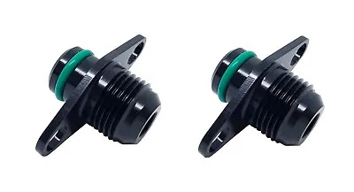 Inlet -6AN / Outlet -6AN Flare Fuel Rail Adapter Fitting Fits Evolution EVO 8 9 • $49.99