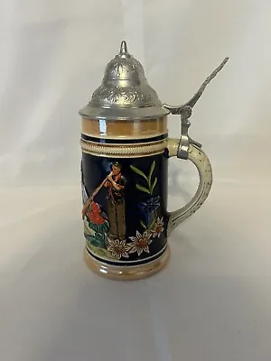 Ceramic Bear Stein 3D German Yoldeller Man & Woman • $15