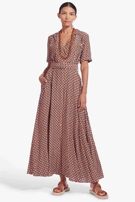 $349 • Buy Nwt Staud Millie Dress In Basket Weave 6 $375