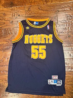 Vintage Denver Nuggets Dikembe Mutombo Adidas Jersey XL • $39.99