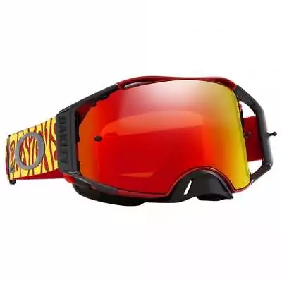 Oakley Goggle - Airbrake - TROY LEE - Trippy - Red/Yellow - W/PRIZM Torch • $174.29