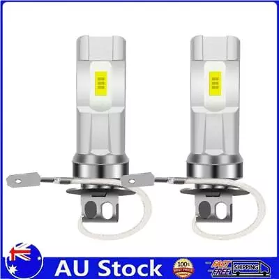 2pcs H3 Led 160w Headlights Fog Driving Light Bulbs Car Ute 4wd Lamp Globe • $16.86