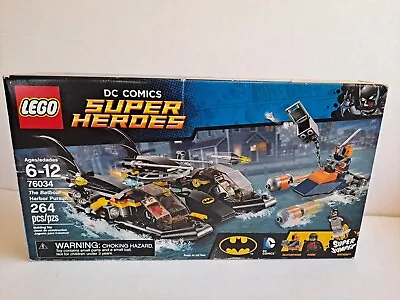 £52.42 • Buy Lego DC Comics Super Heroes 76034 Batboat Harbor Pursuit