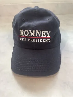 Mitt Romney For President Hat Made In USA Baseball Cap EUC • $39.99