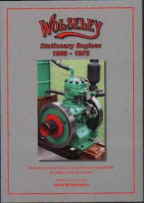 £14.50 • Buy ENGINE BOOK: Wolseley Stationary Engines 1909-1975