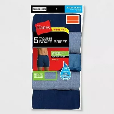 WHOLESALE!! Hanes Men's Tagless Boxer Briefs 72-PAIRS Underwear 2XL3XL • $180