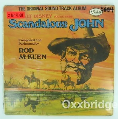 ROD McKUEN Scandalous John SEALED LP Vista ORIGINAL OST Walt Disney SOUNDTRACK • $19