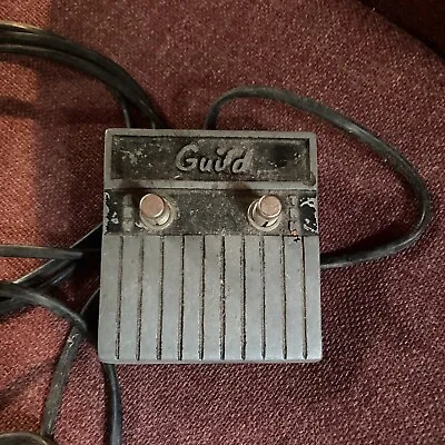 Vintage 1950’s Guild Guitar Amplifier Foot Switch • $149.95