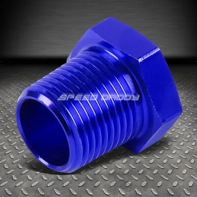 Blue 1/4 Female To 3/8 Male Npt Pipe Bushing Reducer Adapter Fitting Gas/oil • $4.99