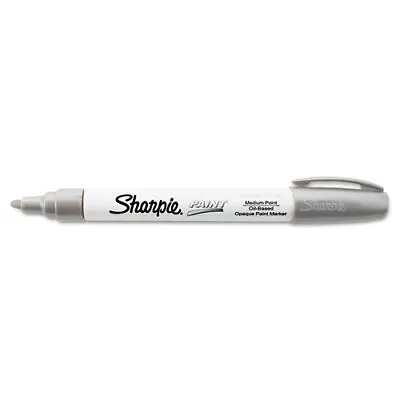 Sharpie Oil-Based Paint Marker Medium Bullet Tip Silver 1-Count • $5.95