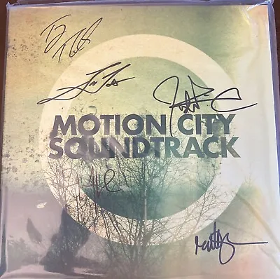 Motion City Soundtrack SIGNED Go Exclusive X/500 Green Marble Vinyl LP NEW • $80