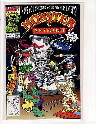 Monster In My Pocket #1 2 3 4 (Set) Harvey Comics 1991 • $43.12