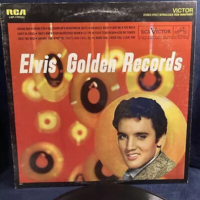 Elvis Presley Elvis' Golden Records Vintage Original 1958 Vinyl Rock & Roll R&B • $15