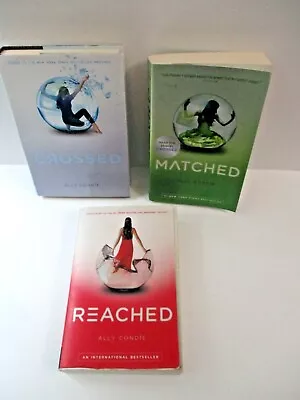 Lot Of 3 The Matched Trilogy By Ally Condie Complete Series Crossed And Reached • $24.29