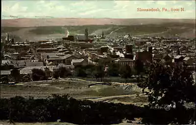 Shenandoah Penn PA Bird's Eye View From The North C1910 Vintage Postcard • $6.63