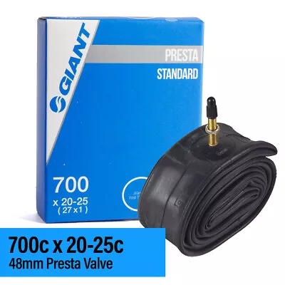 Giant 700c X 20-25c 48mm Presta Valve Road Bike Inner Tube • $12