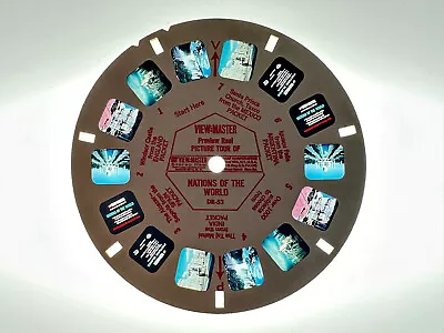 Sawyers View-master Stereo Sample Reel Dr 53 Nations Of The World With Sleeve • $10