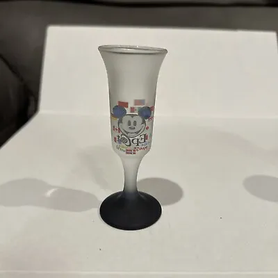 Disney Epcot Mickey World Showcase Frosted Shot Glass Collectible • $15
