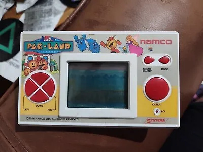 Vintage 1984 Pac-land Namco Hand Held Electronic Game • £40