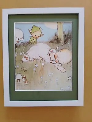 £19.95 • Buy Mabel Lucie Attwell Print 'The Boo-Boos And Bunty's Baby' FRAMED PICTURE