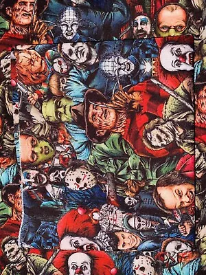 Small Cuts MODERN MONSTERS New Cotton Poly Blend Fabric 9 X21  (3.24) Horror • $3.05