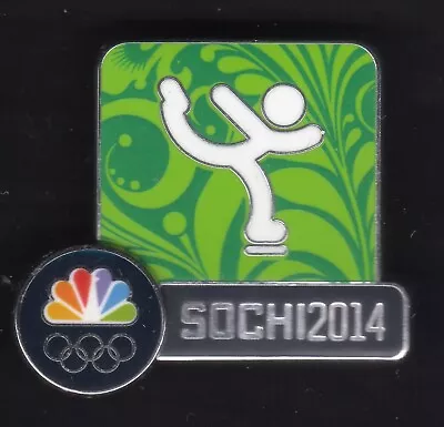 Sochi 2014 Olympic Games. Media Pin. Nbc. Speed Skating • $14.50