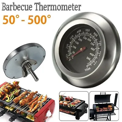 Barbecue Thermometer Oven Pit Temp Gauge 50-500℃ BBQ Smoker Grill Temperature • $18.49