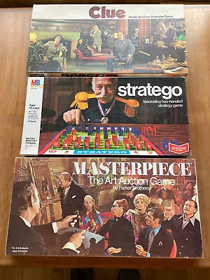 Masterpiece Stratego Clue - 1970's Versions - Complete And Ready For Fun! • $57