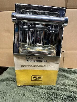 Lot Of Two New Miami Carey Chrome Recessed Soap Dish 8004-S With Plastic Insert • $50