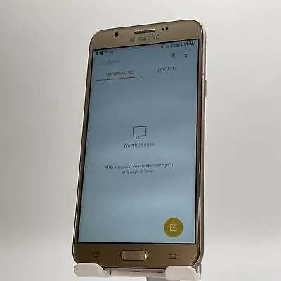 Samsung Galaxy J7 Duos - SM-J727T1 - 16GB - Gold (Metro Pcs - Unlocked) (s12200) • $25.69