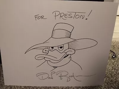 Don Rosa Signed Original Art Darkwing Duck • $4000