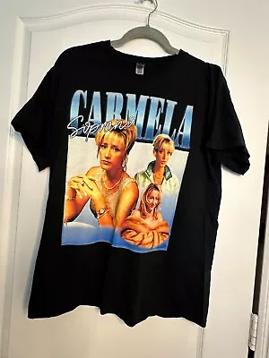 Carmela Soprano Black Unisex T-Shirt - Size Large • $15.95