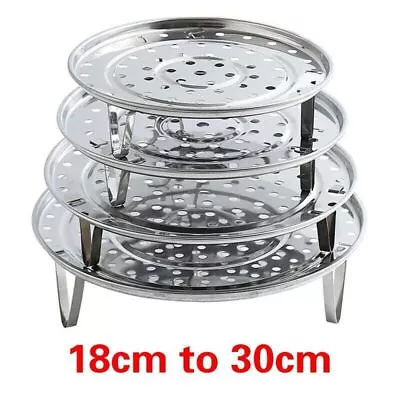 18-30CM Steamer Rack Insert Stock Pot Steaming Tray Stand Cookware Tool • $33.25