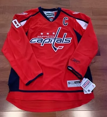 NWT Mens Reebok Alex Ovechkin #8 Washington Capitals NHL Hockey Jersey  Size XL • $64.99