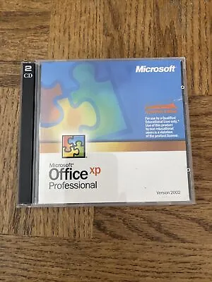 Microsoft Office Xp Professional PC Software • $34.88